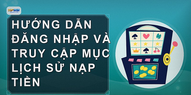 Hướng dẫn đăng nhập và truy cập mục lịch sử nạp tiền
